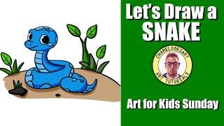 Slithering Creativity: Drawing a Snake - Fun Art Tutorial for Kids!