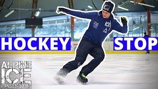 Hockey Stop in 3 Minutes - Learn to Stop on Ice | Tutorial