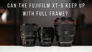 Can the Fujifilm XT-5 keep up with Full Frame? | XT-5 vs A7IV vs R6ii