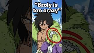 The good and bad of Broly?! | Dragon Ball Super #shorts