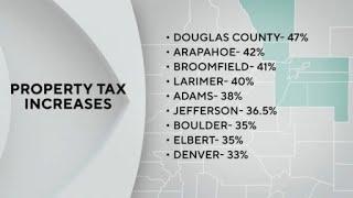 Overall breakdown on the rising property taxes set to hit Colorado