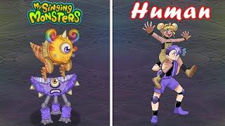 ALL MY SINGING MONSTERS BUT HUMAN VERSION | ALL MONSTERS ETHEREAL WORKSHOP : TEETER-TAUTER [Draw]