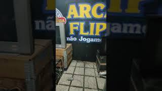 Academia Fliperama de games antigos em Curitiba Arcade jogos e máquinas vintage #fliperama #arcade