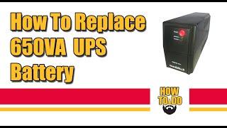 How to  replace UPS battery 650VA | Changing ups battery