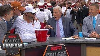 Lee Corso picks Week 6: Texas Longhorns vs. Oklahoma Sooners | College GameDay