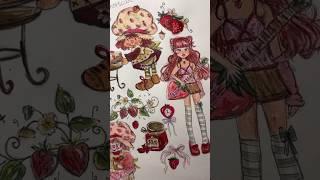 Drawing Strawberry Shortcake 