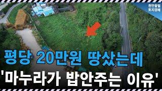 충격의 천안 토지, 이런 땅만 조심하면 삼시세끼 밥은 얻어 먹는다