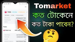 Tomarket কত টোকেনে কত টাকা? | tomarket token price bangla | Toma Token Price Bitget. Tomarket Update