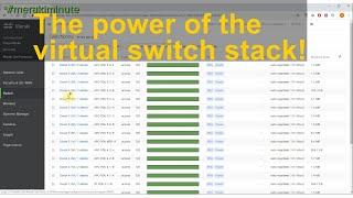 The power of the virtual stacking on the Meraki Switches  MS