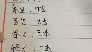 書寫冷知識—古今學歷對照表#中國傳統文化 #傳統文化 #硬筆書法 #書寫 #中國書法 #手寫 #練字 #中國傳統文化 #中國書法