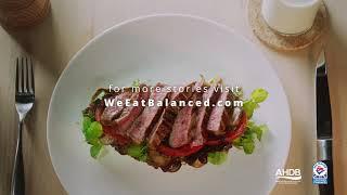 Eat Balanced TV advert – Open Beef Steak Sandwich