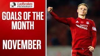 Edouard's Top Corner Shot and Hammill's Lob! | November's Goals of the Month | Ladbrokes Premiership