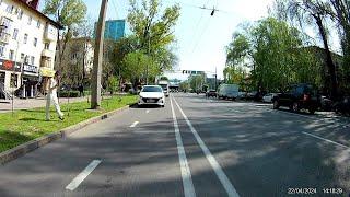 Вело ситуации на дорогах Алматы 9.