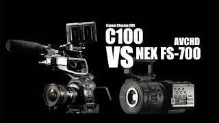 Canon Cinema EOS C100 VS Sony NEX FS-700 (Video Test)