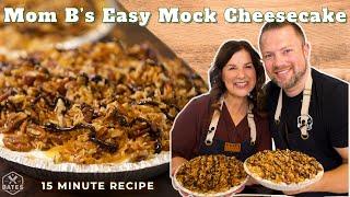 Easy No-Bake Mock Turtle Cheesecake | Perfect Dessert for Families & Big Crowds