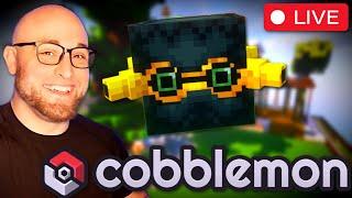 Catching and Building! Pokemon/Minecraft Multiplayer Server LIVE! Shiny Hunting and Building!