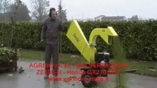 AGRINOVA - Biotrituratore Serie ZENIA ZE400-H - BIO400 - Standard Discharge Chute - Famiglia ProLine