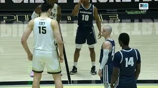 The Height Difference  7'4 Zach Edey tips off against 5'8 Dallas Graziani | ESPN College Basketball