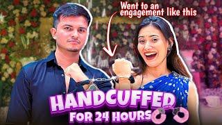 24 Hours Handcuffed Challenge Engagement par bhi aise gaye @tanshivlogs