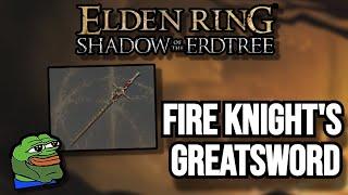 Fire Knight's Greatsword is INSANE in Elden Ring DLC! - Weapon Build Guide