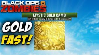 BLACK OPS 6 Zombies *SECRET* FAST Gold Camo (Best Strat)