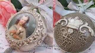 Decoupage Victorian Medallion DIY crafts Ideas Serviettentechnik