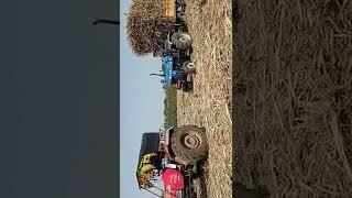 Tractor  sugar cane ऊस ट्रॉयलीं.