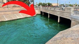 Roadside Canal Fishing for Catfish and Carp (Urban Arizona)