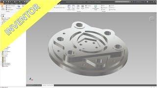 5.4 Fraesplatte - Milling plate - Inventor 2017 Training Part Design