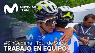 #SinCadena: El Trabajo en Equipo de Movistar Team | Etapa 7 Vuelta a Suiza 2024