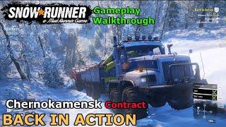 SnowRunner - Back in Action | Chernokamensk Contract -  Phase 4 - How to unlock Chernokamensk Garage