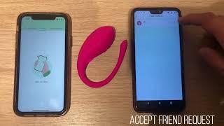 How to connect your mooja remote vibrator with a long distance partner through app