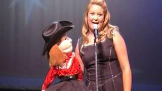 12 year old, Arianna Brooke, yodeling ventriloquist singing "Cowboy Sweetheart"