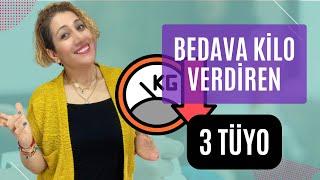 HEM DE BEDAVA !!!  - Kolay Kilo Verme İçin 3 Yöntem (Kilo Vermek İstiyorum)