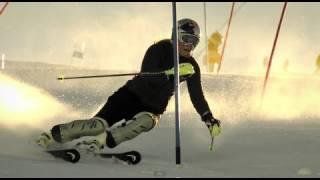 Lindsey Vonn Slow Motion Slalom - Red Bull Moments