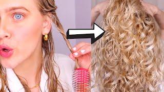 Using the Denman Brush on Fine Wavy Hair 