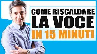 Come riscaldare la voce in 15 minuti ed essere pronti a cantare per almeno 3 ore