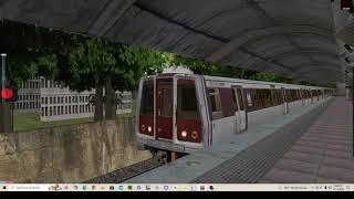 Openbve WMATA Retired 2000 Series Arrives and Departs Rockville HD