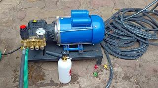 250 BAR TRIPLEX PLUNGER HIGH PRESSURE WASHER  KHATARNAK PRESSURE  CONTACT NO. : +91 9726255752 ️