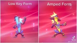 Shiny Toxtricity Evolution Low Key/Amped Form Comparison!