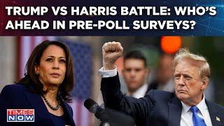 Trump Vs Kamala Harris US Poll Battle | Who Is Leading In Pre-Poll Surveys? Race For White House