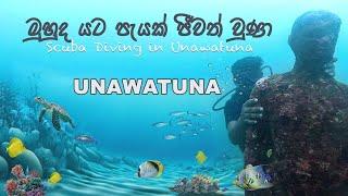 මුහුද යට පැයක් ජීවත් වුණා  | Scuba Diving in Unawatuna  | Sri Lanka