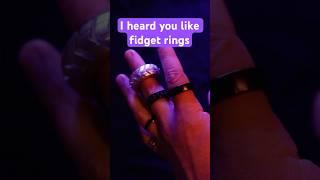 Magnetic Finger Ring | Ratchet Ring | Rotating Fidget Ring - #asmr #edc #fidgetring