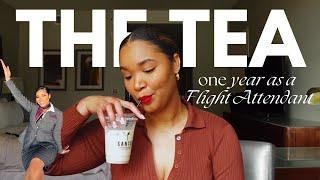 One Year As A Flight Attendant | THE REAL TEA