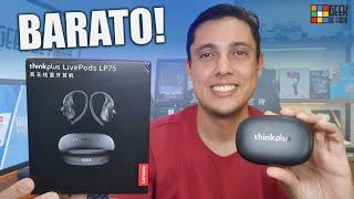 Fones de ouvido BARATO para o dia a dia   LENOVO LIVEPODS LP75