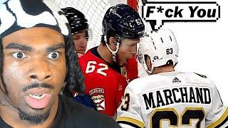 American NOOB Reacts to NHL/Mic'd Up (Trash Talk and Chirps)