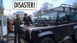 My LAND ROVER DEFENDER Broke Down!