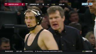 125 LBS: #1 Spencer Lee (Iowa) vs. Hunter Lucas (Ohio State) | 2020 B1G Wrestling