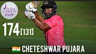 Back to Back Century for Cheteshwar Pujara in Royal London Cup 2022.