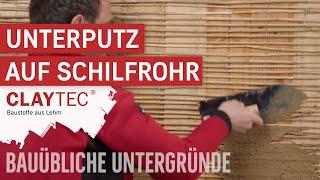 Unterputz auf Schilfrohr - CLAYTEC Lehmbaustoffe auf bauüblichen Untergründen - Anwendungsvideo